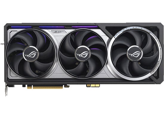 3連ファン搭載のASUS ROGゲーミンググラフィックボード