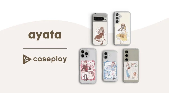 イラストレーター「あやた」さんデザインのスマートフォンケース全5種