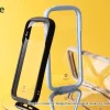 ブラック、ペールブルー、ベージュの3色並んだiFace Reflectionスマホケース