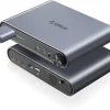 ORICOのUSB-CドッキングステーションとM.2 SSDケースが一体化した2-in-1ハブ本体