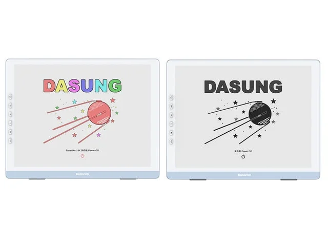 カラーとモノクロの2種類のDASUNG13K Gen2電子ペーパーモニター