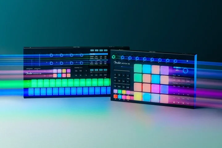 Fender Motion 16と32の2モデルが並べられた製品イメージ
