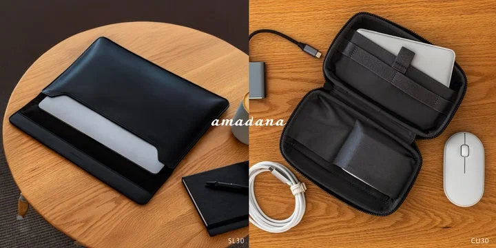 SL30 PCスリーブとCU30ユーティリティケースの全体像