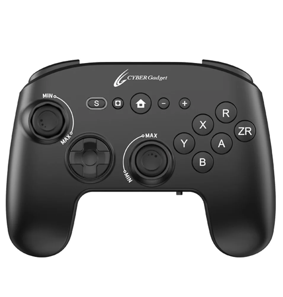 無線タイプのゲームコントローラー正面