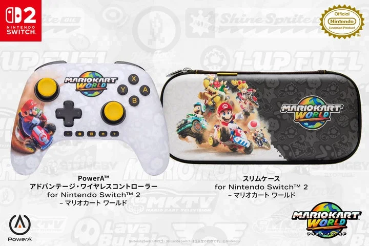 マリオカート ワールドデザインのコントローラーとスリムケース