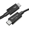 Thunderbolt 5対応のNextorage製USB Type-Cケーブルのコネクタ部分