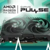 SAPPHIRE PULSE Radeon RX 9050 GAMING 8GBの外観とデュアルファ