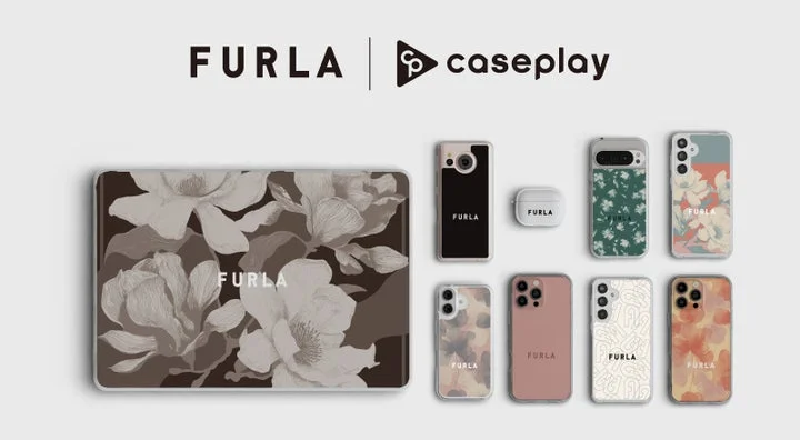 FURLAブランドのスマートフォンケース、AirPodsケース、カードウォレットなどの製品ラインナッ
