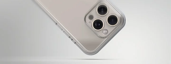スリムプロテクションケースのカメラ周りとコーナー部分