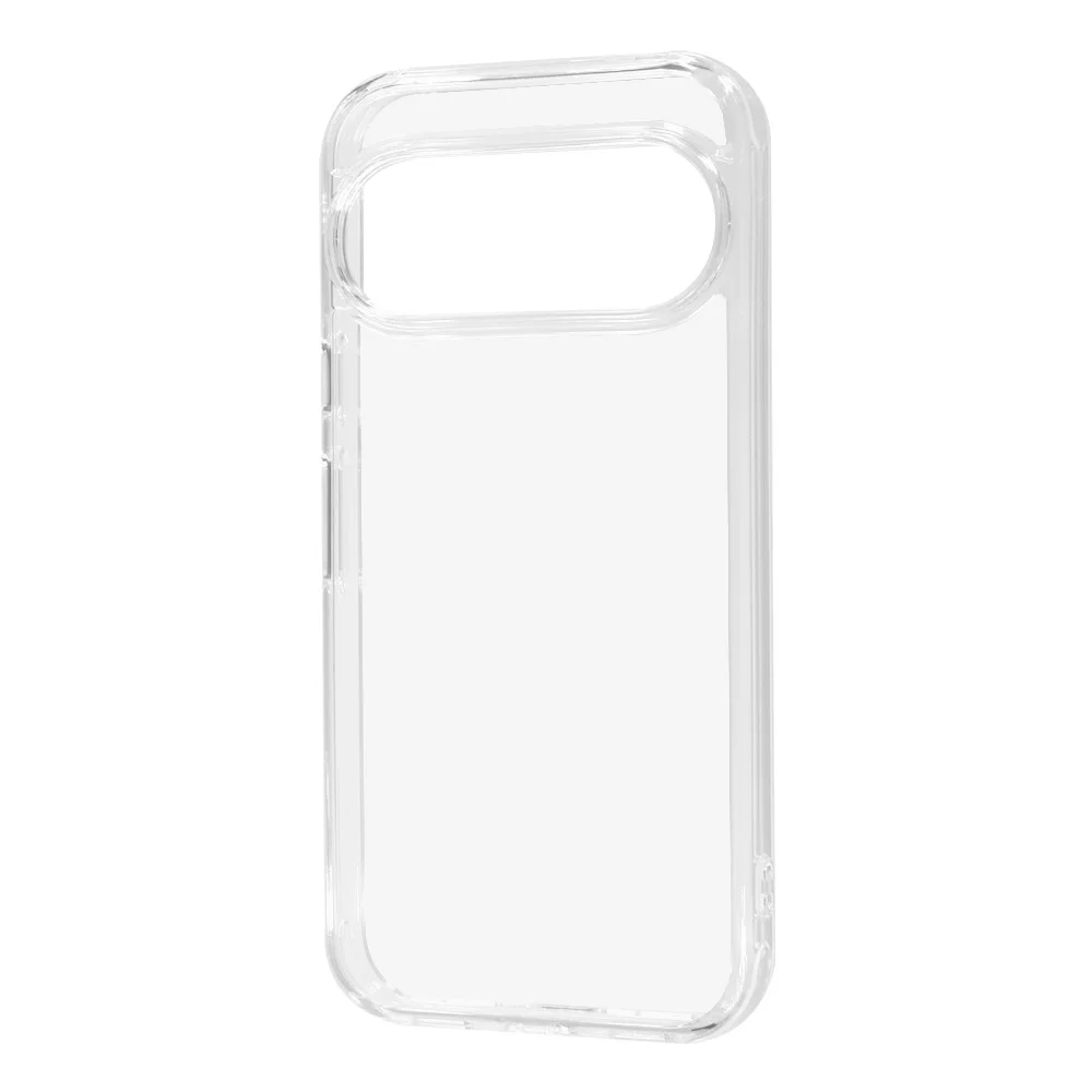 透明なスマートフォンケースの背面