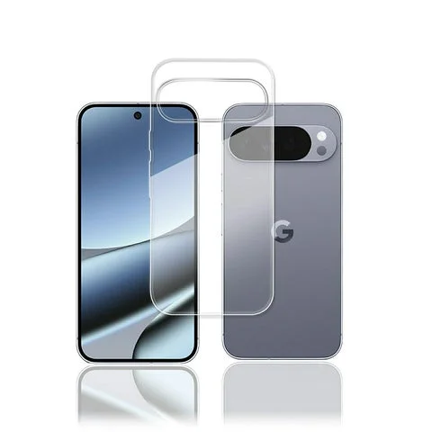 Google Pixel 11 Pro XL対応のクリアケースとスマートフォン本体
