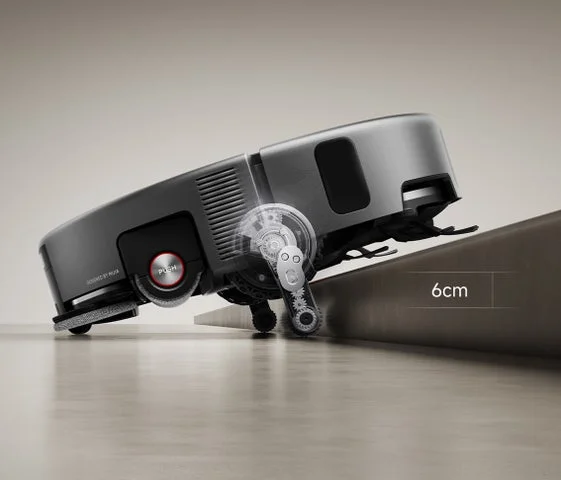 段差を乗り越えるXiaomi ロボット掃除機の走行性能