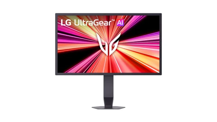 LG UltraGear AIゲーミングモニターの正面外観