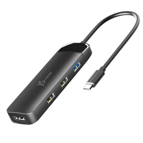 USB-C接続の7-in-1マルチハブ（JCD3006）本体