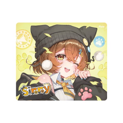 Sirryコラボマウスパッドの表面デザイン