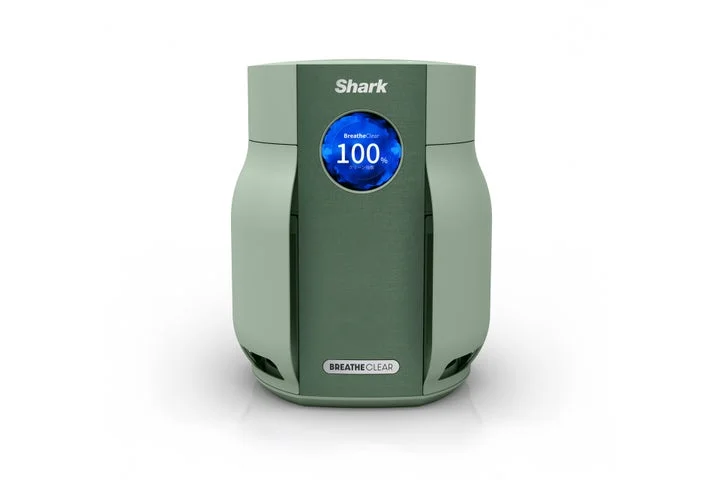 Shark BreatheClear空気清浄機(グリーン)の正面図