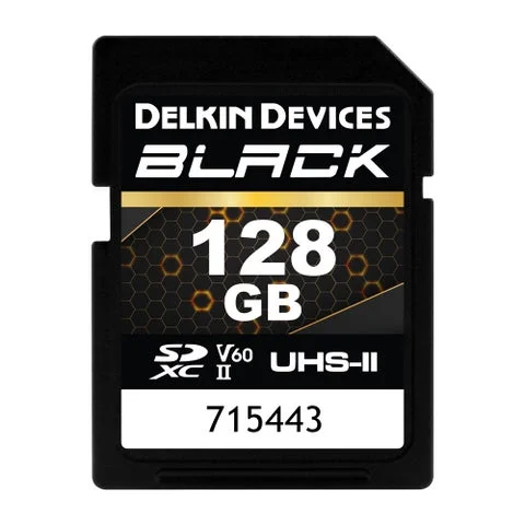 BLACK SD UHS-II (V60) ラギッド 128GBメモリーカード