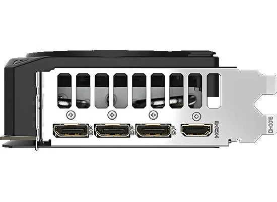 GeForce RTX 5080の背面インターフェース出力端子
