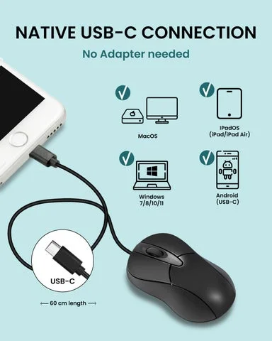 タブレットやPCへのUSB Type-C接続対応を示す図