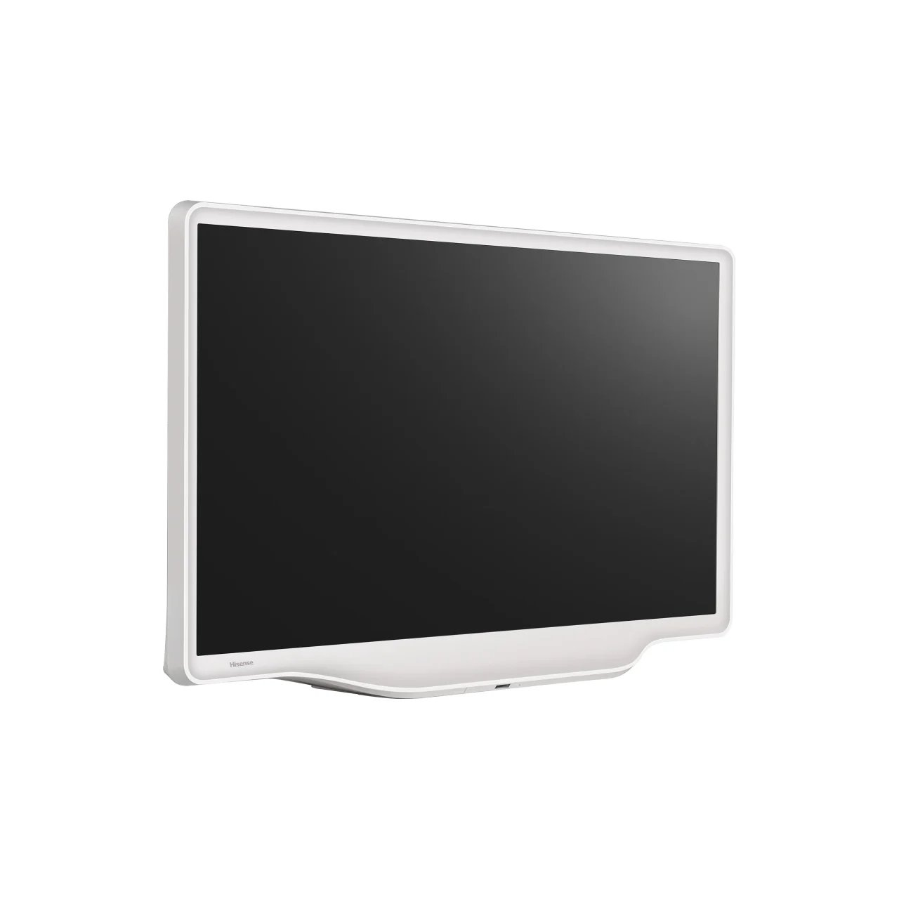 画面が消灯した状態のテレビ本体（斜め）