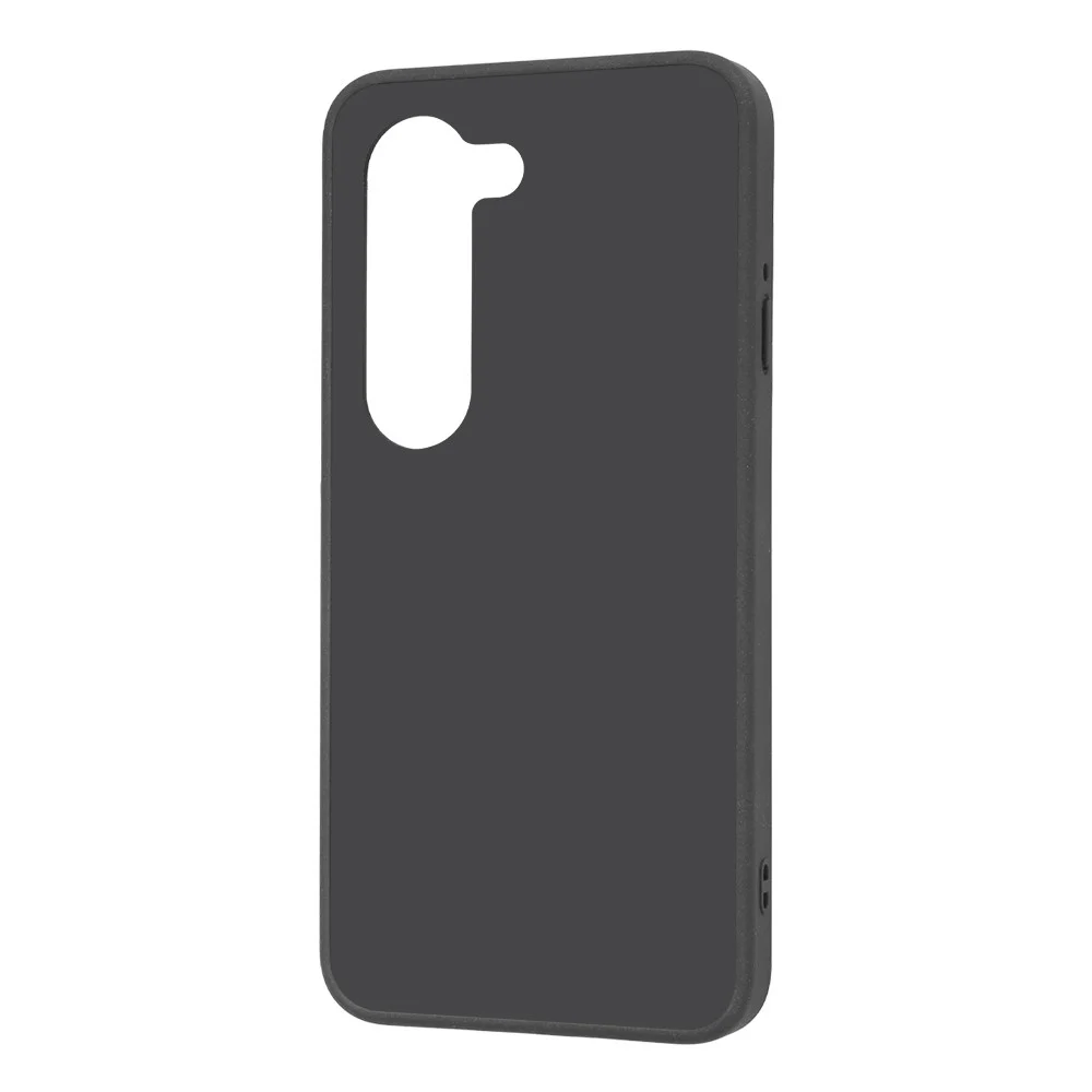 黒色のarrows Alpha2用スマートフォンケース(背面)