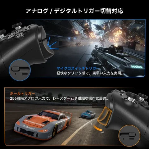 デュアルモードトリガーの切り替え機能説明図