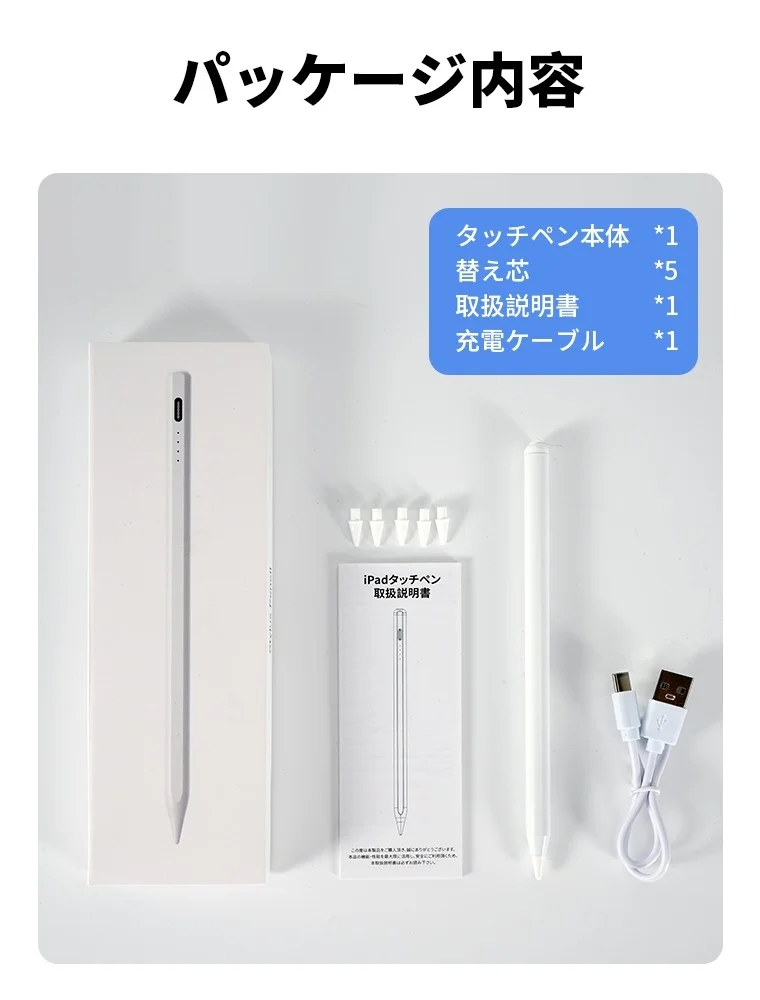 パッケージ内容物一覧