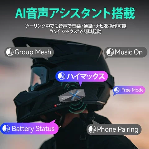 AI音声アシスタント機能の操作イメージ図