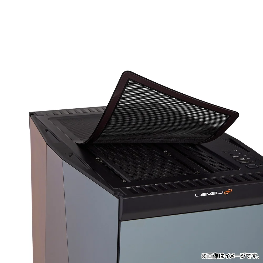 PCケース上部のマグネット式ダストフィルター