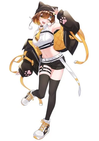 VTuber Sirryのキャラクター全身イラスト
