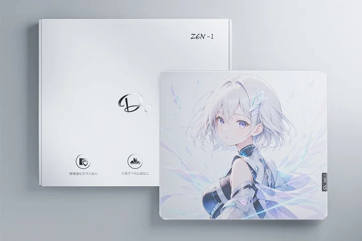 白を基調としたデザインのZEN-Iとパッケージ