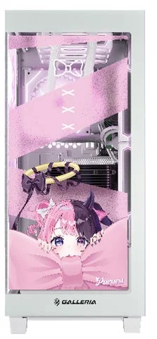 天鬼ぷるるコラボモデルPCの正面パネルイラスト拡大