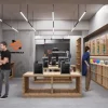 3Dプリンターや造形材料が展示されたサンステラ3Dステーション池袋店の店内風景