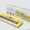 ミニオンとコラボした黄色いポータブル・キーボード『GO:KEYS 3 Minion』とパッケージ