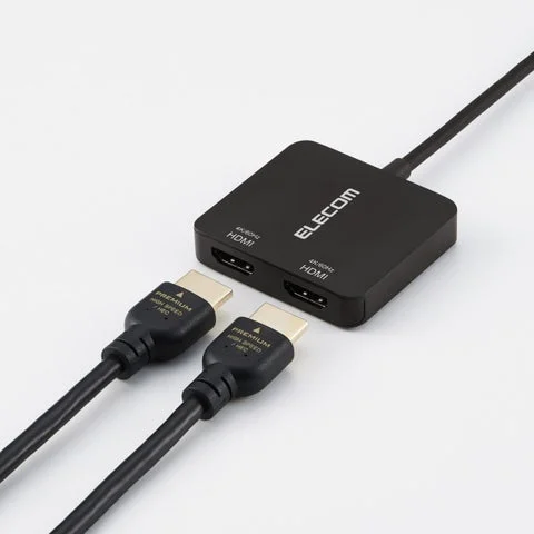 HDMIケーブルが接続される前の変換アダプター本体