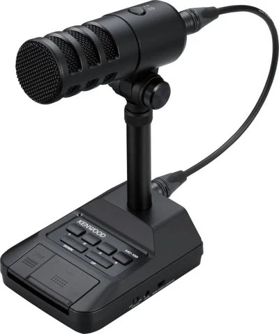 KENWOODブランドのデスクトップマイクロホンMC-100の製品外観