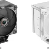 DeepCool AK700 VCシリーズのブラックモデルとホワイトモデルの製品全体図