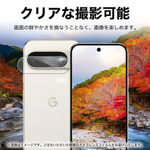 Google Pixel 11 Pro XLにカメラ保護フィルムを装着した状態