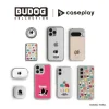 BUDOGデザインのスマホケースやイヤホンケースなどのアクセサリー製品群