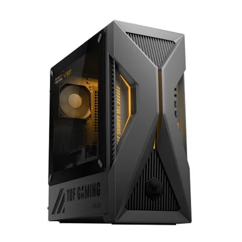 斜め前から見たASUS TUF Gaming T700 Miniの筐体