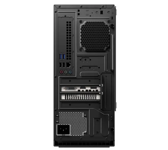 DVI-Dポートを搭載したT700MF-05225F088Wモデルの背面