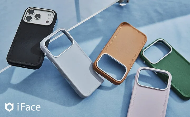 iFace Serelu MagSynqケースの全5色展開の集合写真