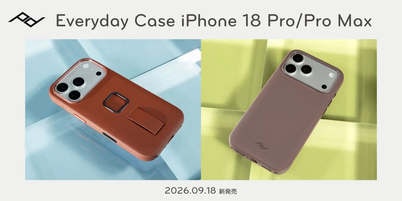 エブリデイ ケース iPhone 18 Pro/Pro Maxの告知ビジュアル