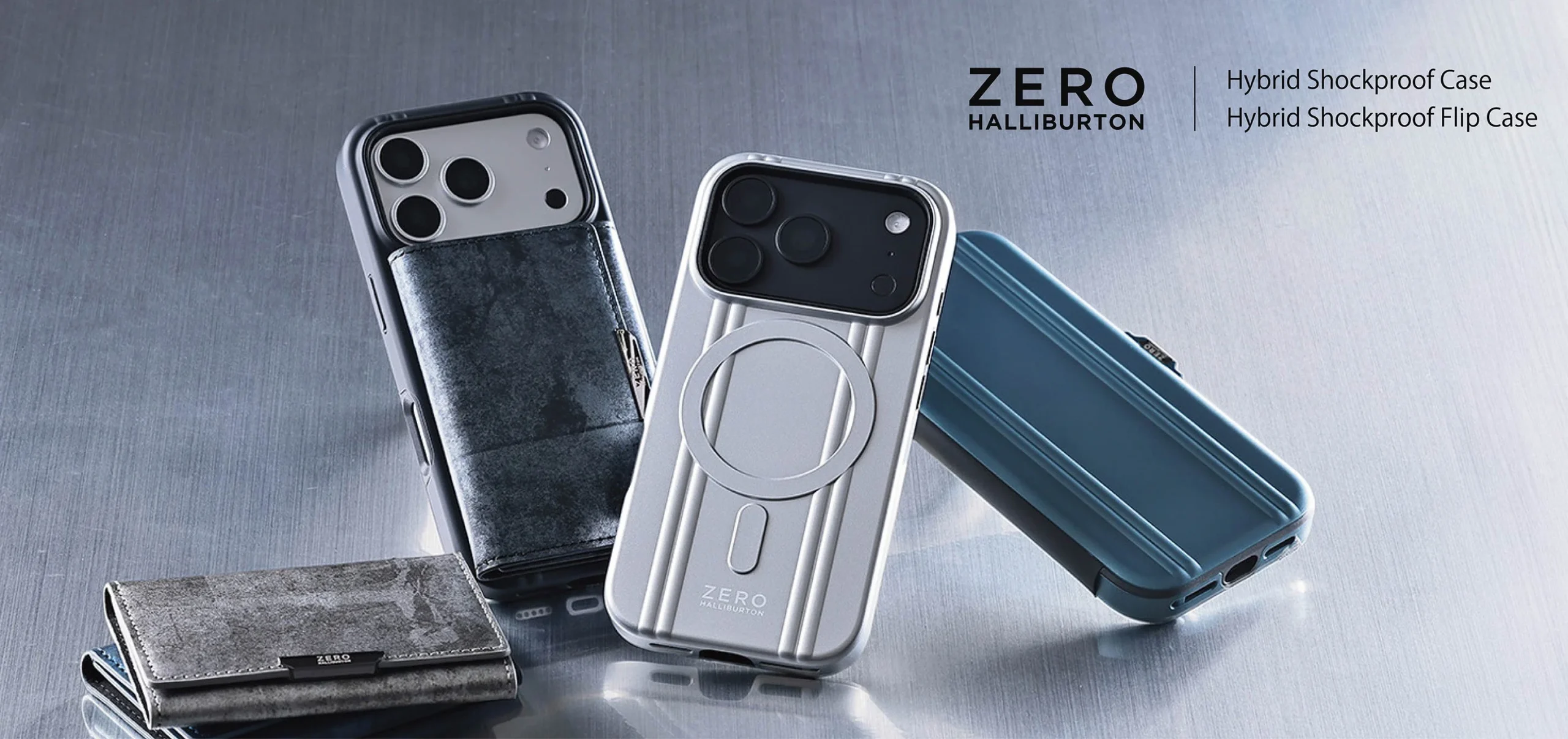 ZERO HALLIBURTONのiPhone 18 Pro対応ケース2型とブランドロゴ