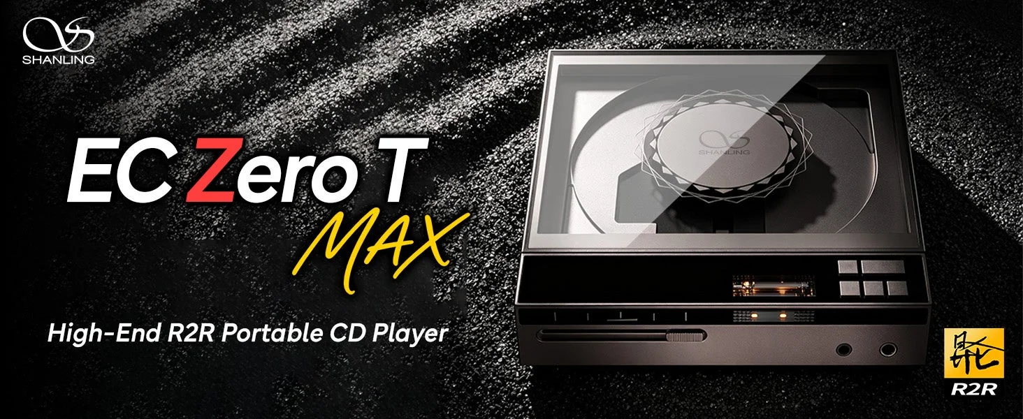 SHANLING EC Zero T MAXの製品名とロゴが配置された告知ビジュアル