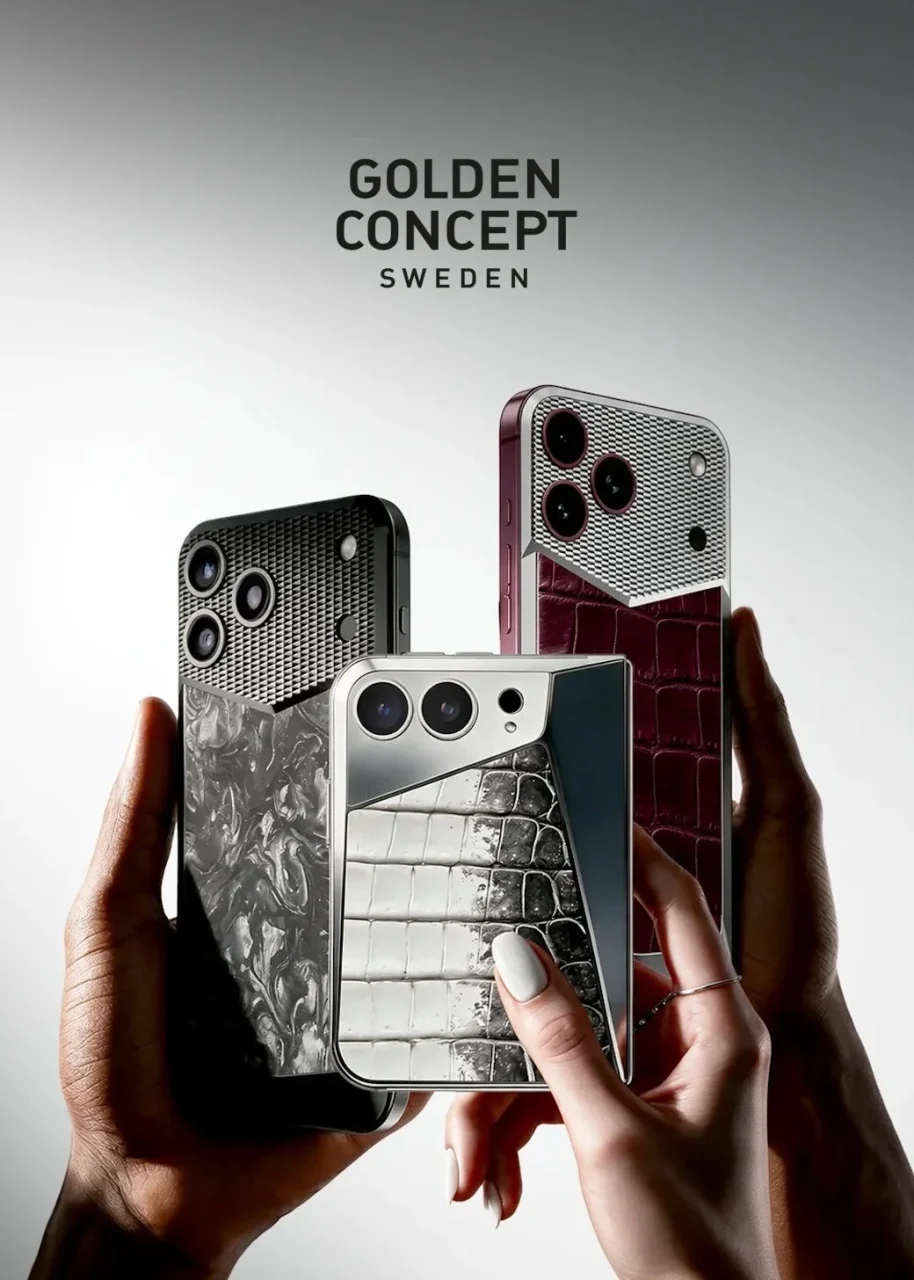 GOLDEN CONCEPTのiPhone 18対応新作ケースコレクションの告知ビジュアル
