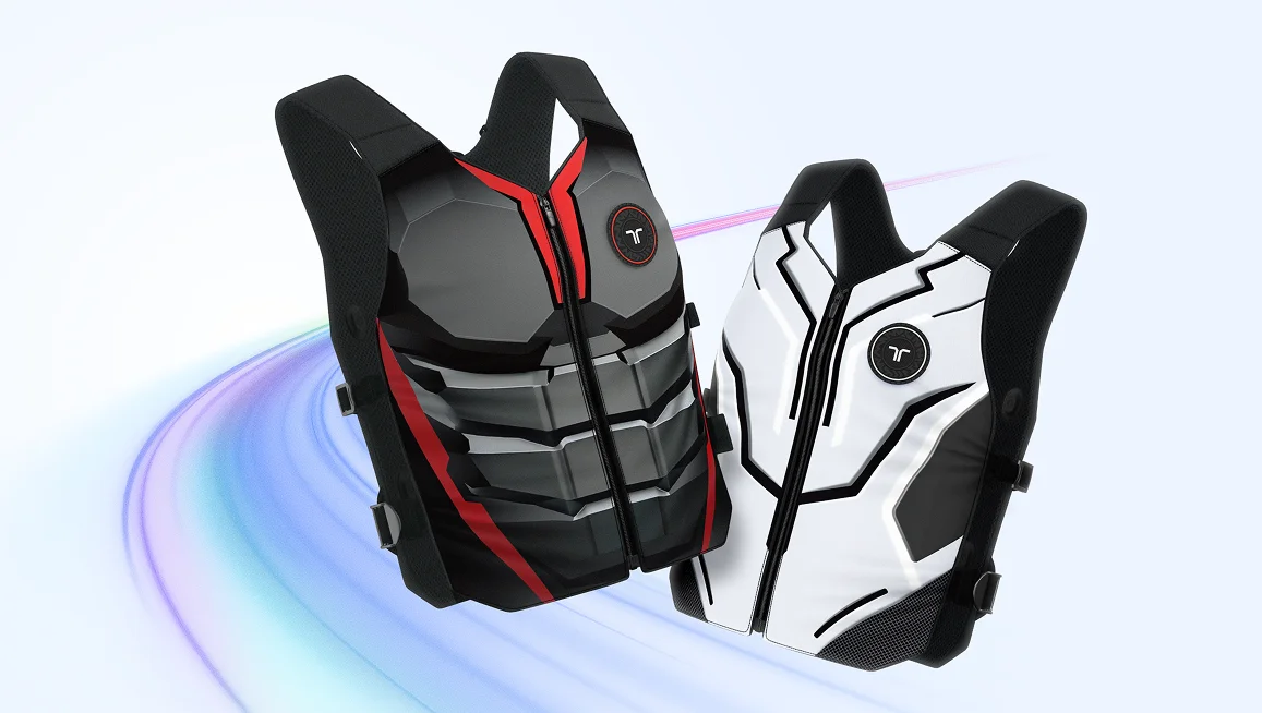 bHaptics TactSuit ProとTactSuit AIRのウェアラブルデバイス2台