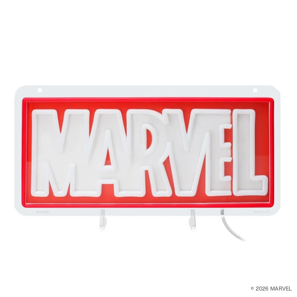 MARVELロゴのLEDネオンライト