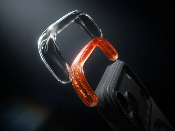 Ostand Q3 Air Proの耐衝撃構造とスタンド機構を表現したイメージ