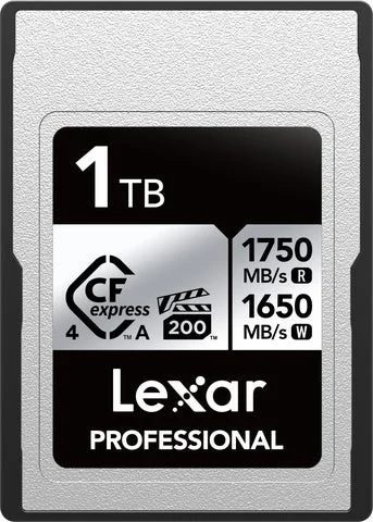 Lexar Professional CFexpress 4.0 Type Aカード（1TB）